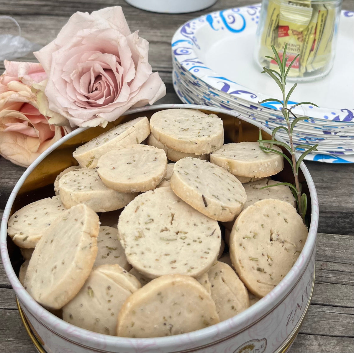 Rosemary shortbread cookie recipe